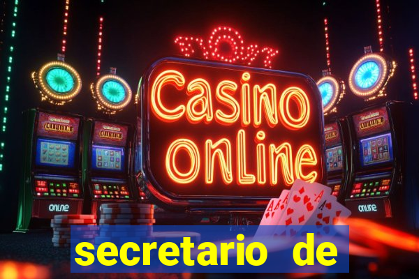 secretario de esporte salario